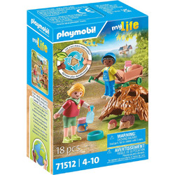 Playmobil My Life Φροντίζοντας τους Σκαντζόχοιρους για 4-10 Ετών 71512