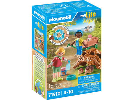 Playmobil My Life Φροντίζοντας τους Σκαντζόχοιρους για 4-10 Ετών 71512