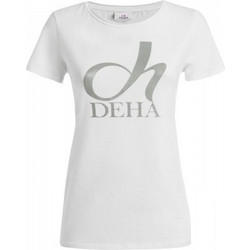 Deha Γυναικείο Αθλητικό T-Shirt Λευκό A00141-10001