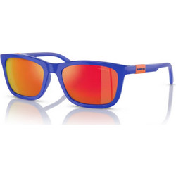 Arnette AN4315 28596Q Ανδρικά Γυαλιά Ηλίου Τετράγωνα Κοκάλινα Μπλε με Πορτοκαλί Polarized Φακό