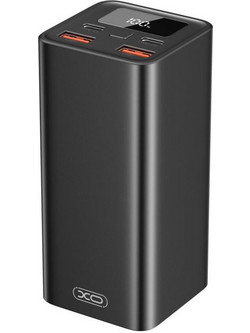 XO PB97 Power Bank 20000mAh 65W με 2 Θύρες USB-A & 2 Θύρες USB-C Quick Charge 3.0 Black
