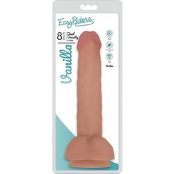XR Brands Easy Riders Fine Ρεαλιστικό Dildo με Βεντούζα & Όρχεις 20.3cm Flesh