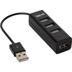 Iggual IGG318997 USB Hub 2.0 USB-A με 4 Θύρες USB-A