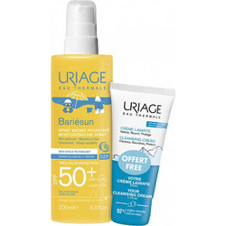 Uriage Bariesun Moisturizing Kid Spray SPF50 200ml + Cleansing Cream 50ml