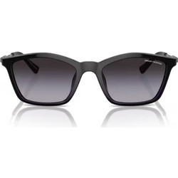 Armani Exchange AX4146S 81588G Ανδρικά Γυαλιά Ηλίου Τετράγωνα Κοκάλινα Μαύρα με Μαύρο Degradee Φακό