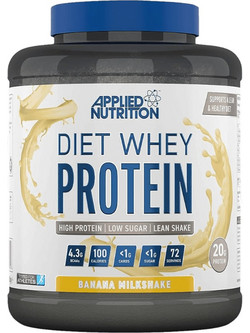 Applied Nutrition Diet Whey Strawberry Milkshake Πρωτεΐνη Ορού Γάλακτος Γράμμωσης 1.8kg