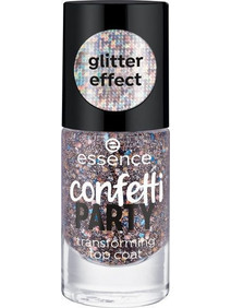 Essence Confetti Party Transforming Multi Top Coat Glitter Βερνίκι Νυχιών 8ml