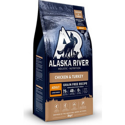 Alaska River Grain Free Adult Large Breed with Chicken & Turkey 3kg