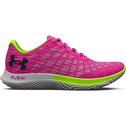Under Armour Flow Velociti Wind 2 Γυναικεία Αθλητικά Παπούτσια για Τρέξιμο Φούξια 3024911-602