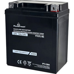 Powertech Μπαταρία Μοτοσυκλέτας YTX7L-BS 7Ah