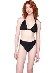 Luna Ψηλόμεσο Bikini Slip Μαύρο 94225