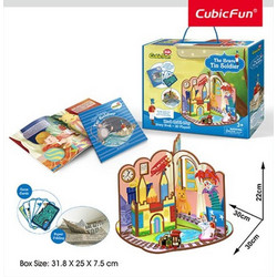 CubicFun Story Book & 3D Playset Το Μολυβένιο Στρατιωτάκι 25τμχ