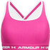 Under Armour Crossback Sports Αθλητικό Μπουστάκι με Μέτρια Στήριξη & Αφαιρούμενη Ενίσχυση Φούξια 1361034-654