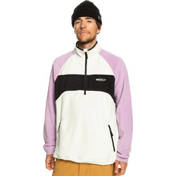 Quiksilver Ανδρικό Φούτερ Fleece με Τσέπες Λευκό EQYFT04782-SZT0