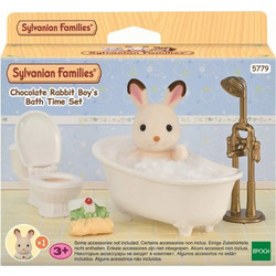 Sylvanian Families Chocolate Rabbit Boy's Bath Time