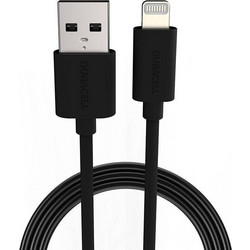 Duracell USB-A to Lightning Cable 1m Black 5055190136737