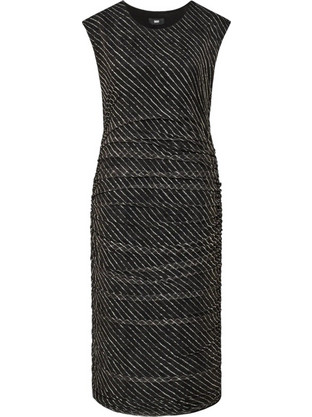 DKNY Midi Φόρεμα για Γάμο / Βάπτιση Μαύρο P4ADEWPO-IBM