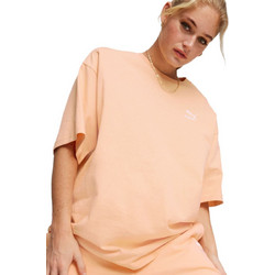 Puma Better Classics Oversized Tee Γυναικείο Αθλητικό T-Shirt Σομόν 679188-45