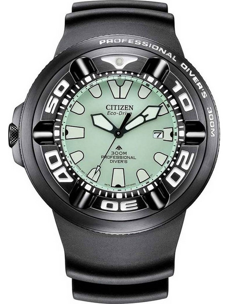 Citizen Promaster Ανδρικό Ρολόι Solar με Μαύρο Καουτσούκ Λουράκι BJ8055-04X