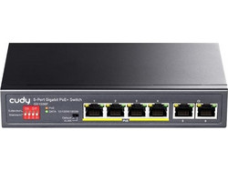 Cudy GS1006P Unmanaged L2 Switch με 6 Θύρες Ethernet 100Mbps