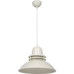 Heronia Lighting Κρεμαστό Φωτιστικό Οροφής Μονόφωτο E27 Μπεζ 34-0349
