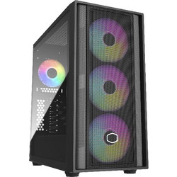 Cooler Master MasterBox 600 Black Midi Tower Κουτί Υπολογιστή RGB με Πλαϊνό Παράθυρο