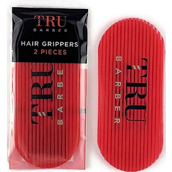Trubarber Hair Grippers 2 pieces Red/Black