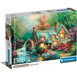 Puzzle Clementoni Compact Box High Quality Collection Απόδραση Στην Εξοχή 1500 Κομμάτια