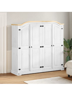 vidaXL Δίφυλλη Ντουλάπα Ρούχων Corona Πεύκο 194x52x186cm 4012163