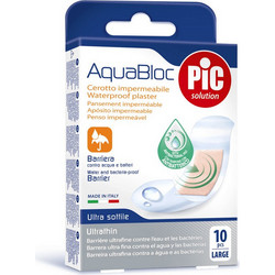 Pic AquaBloc Αδιάβροχα Αυτοκόλλητα Επιθέματα Large 2.5x7.2cm 10τμχ