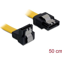DeLOCK 82479 Καλώδιο Σκληρού Δίσκου 7-Pin SATA III to 7-Pin SATA III 0.5m Yellow