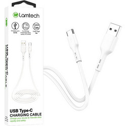 Lamtech LAM442928 USB-A to USB-C 1m White
