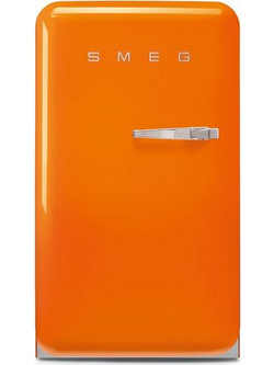 Smeg 8017709342425 Retro Μονόπορτο Ψυγείο 122lt Υ97xΠ54.5xΒ65.9cm Πορτοκαλί