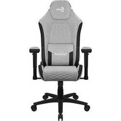 Aerocool Crown Καρέκλα Gaming Υφασμάτινη με Ρυθμιζόμενα Μπράτσα Γκρι AEROCROWN-ASH-GREY