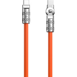 Dudao L24CC Angle 90° USB-C to USB-C 120W 1m Orange 6973687248390
