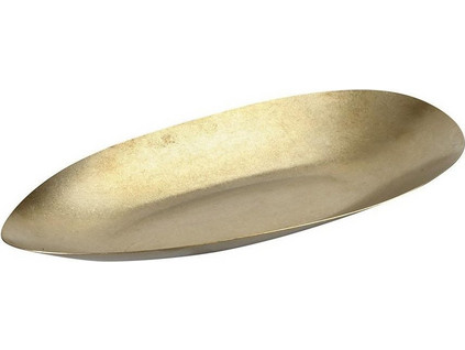 Espiel Snow Gold Πιάτο Ρηχό Οβάλ Ανοξείδωτο 14.5x30cm FEV217