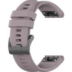 Techsuit QuickFit W060 Λουράκι Σιλικόνης Violet (Garmin Fenix 3 / 5X / 3HR / 5X Plus / 6X / 6X Pro / 7X)