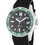 Jacques Lemans Hybromatic Diver Ανδρικό Ρολόι Αυτόματο με Μαύρο Καουτσούκ Λουράκι 1-2170E