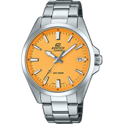 Casio Edifice Ανδρικό Ρολόι με Ασημί Μεταλλικό Μπρασελέ EFV-100D-9AVUEF