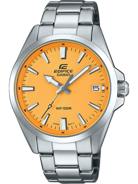Casio Edifice Ανδρικό Ρολόι με Ασημί Μεταλλικό Μπρασελέ EFV-100D-9AVUEF