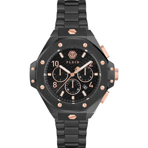Philipp Plein Chrono Royal Ανδρικό Ρολόι με Μαύρο Μεταλλικό Μπρασελέ PWPRA0424 Philipp Plein Chrono Royal Ανδρικό Ρολόι με Μαύρο Μεταλλικό Μπρασελέ PWPRA0424