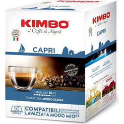 Kimbo Κάψουλες Espresso Capri Συμβατές με Μηχανή Lavazza A Modo Mio 50τμχ