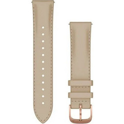 Garmin Quick Release 20mm Λουράκι Δερμάτινο Rose / Gold
