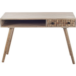 Artekko Γραφείο Ξύλινο 115x50x75cm 720-2107-WHITE