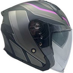 Faseed FSD 620 Black Purple Κράνος Μηχανής Jet