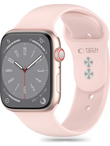 Tech-Protect Iconband Λουράκι Σιλικόνης Light Pink (Apple Watch 38 / 40 / 41mm)