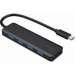 Gembird Leopard USB Hub 3.0 USB-C με 5 Θύρες USB-A / USB-C