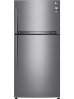 LG GTB916PZHED Δίπορτο Ψυγείο 592lt Full No Frost Υ184xΠ86xΒ73cm Inox