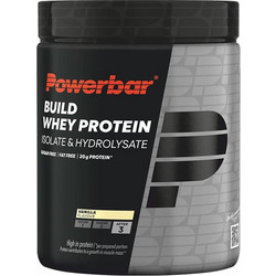 PowerBar Build Whey Protein Vanilla Πρωτεΐνη Ορού Γάλακτος Γράμμωσης Χωρίς Γλουτένη 550gr