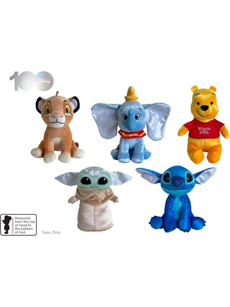 Simba Disney Plush Platinium Edition Διάφορα Σχέδια 25cm 10τμχ